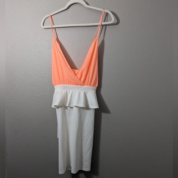 BLVD Peplum Midi Dress - Picture 1 of 4
